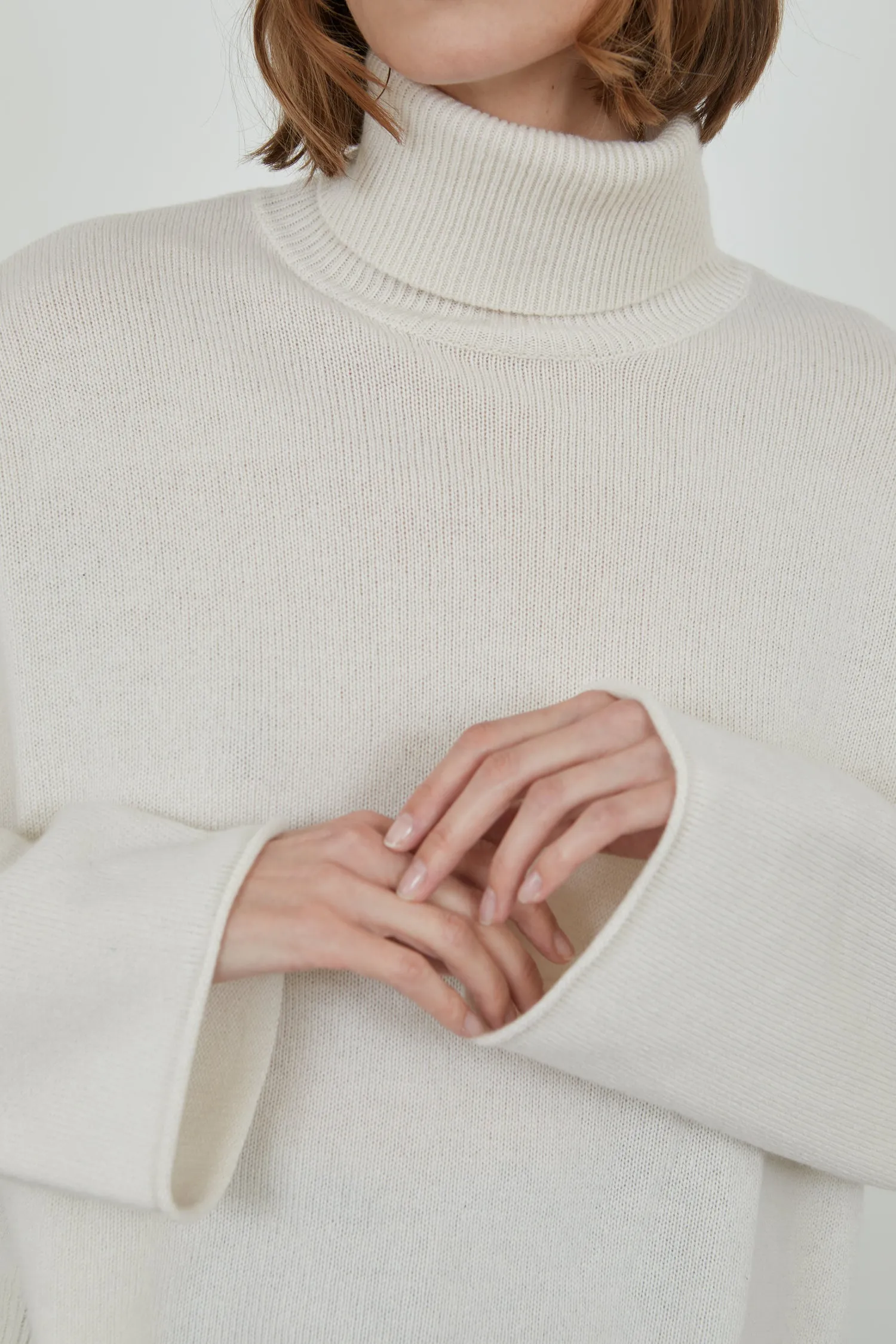 Alicia knit | Off white - Cashmere wool