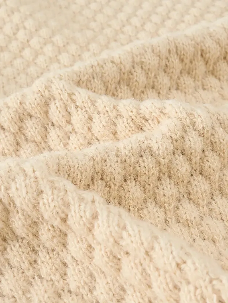 Ancien | Men's Coarse Knitted Warm Turtleneck Sweater