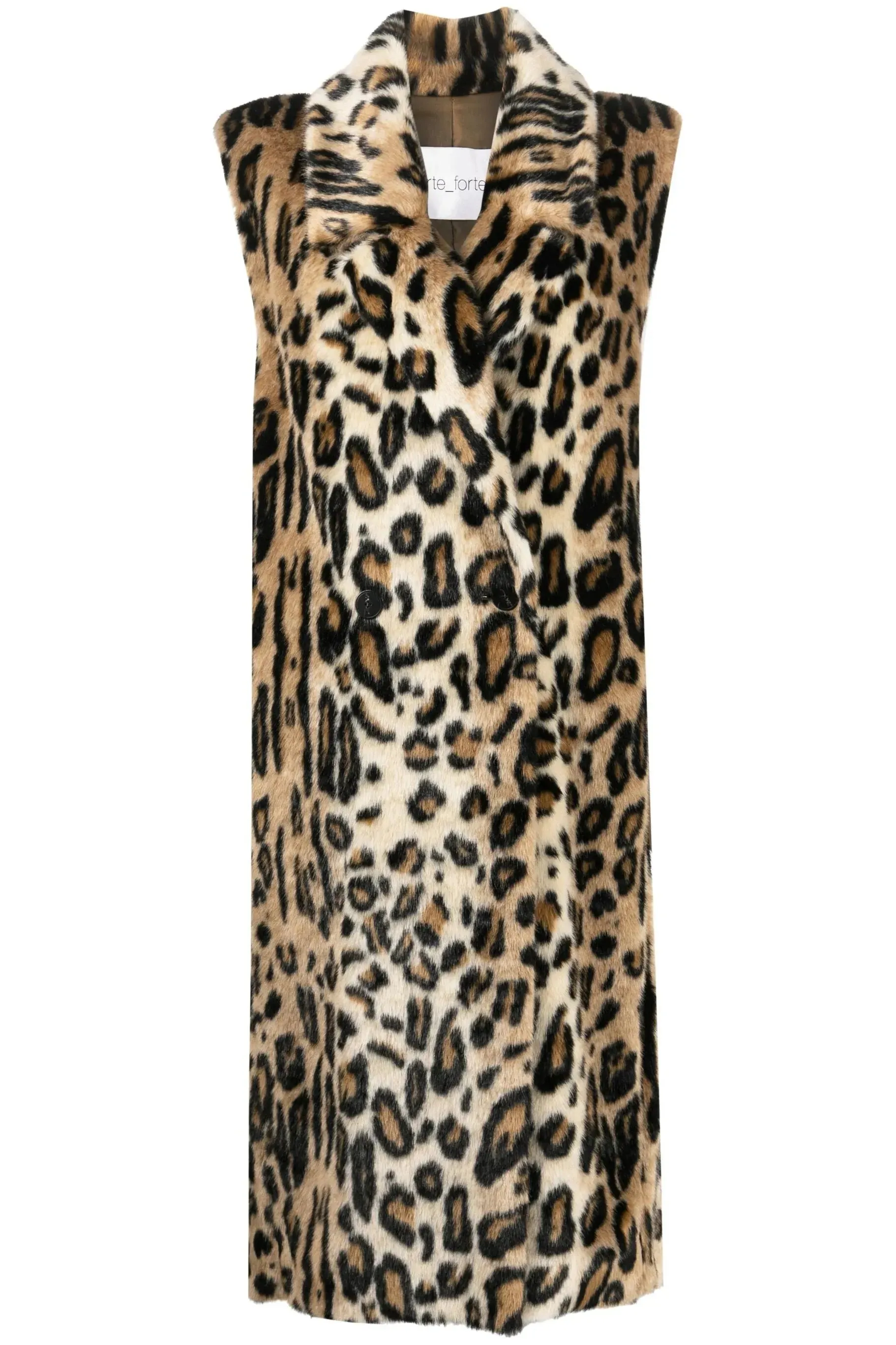 Animalier Fur Long Vest