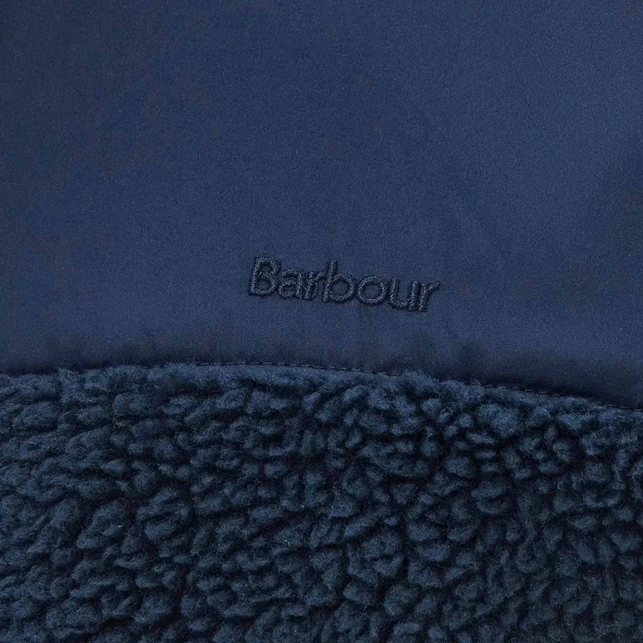 Barbour Hobson Fleece Jacket Navy