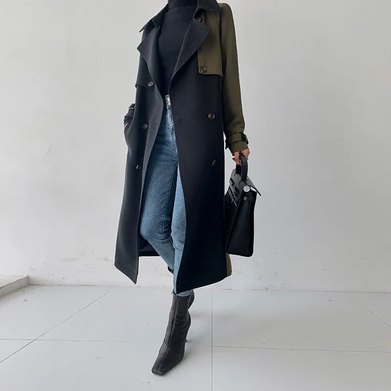 Belted Trench Long Coat