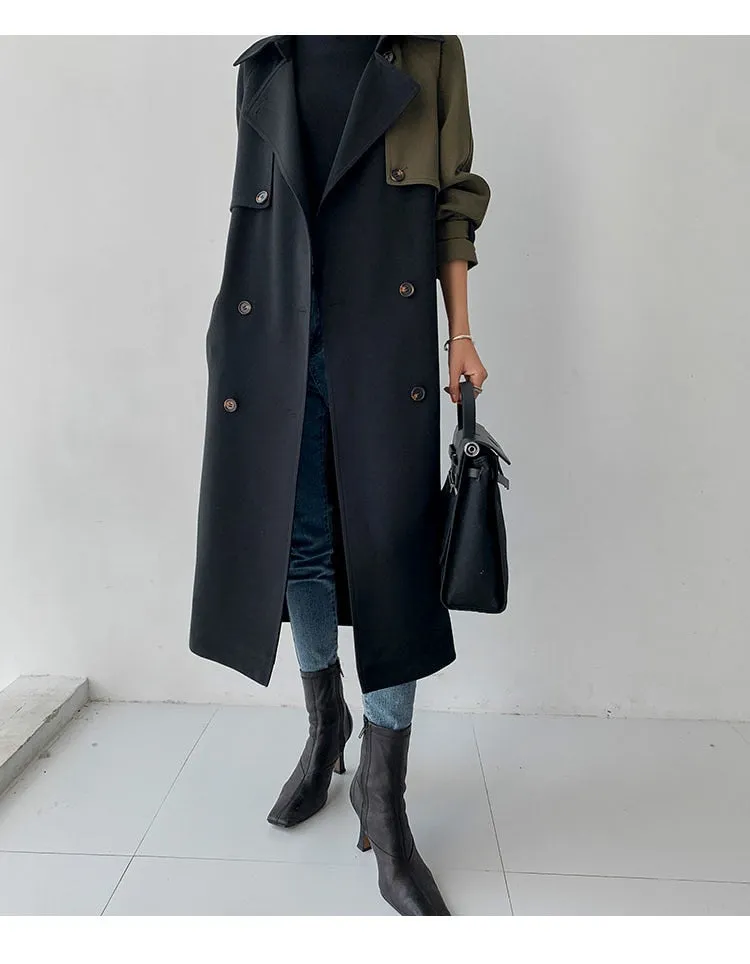 Belted Trench Long Coat