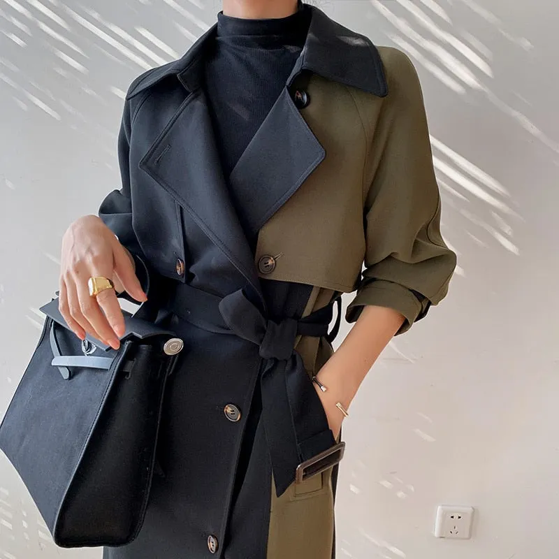 Belted Trench Long Coat