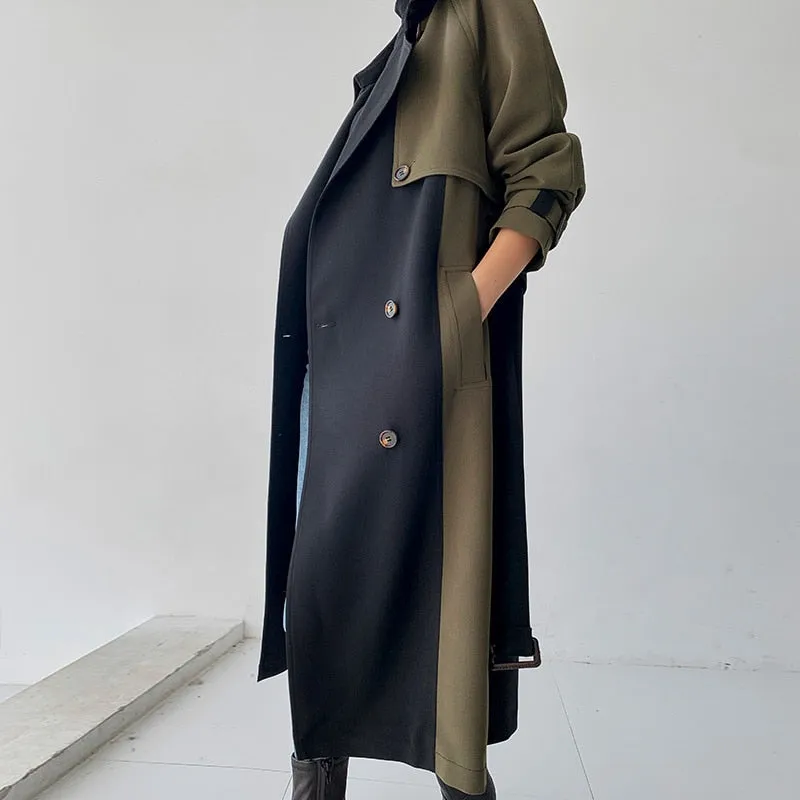 Belted Trench Long Coat