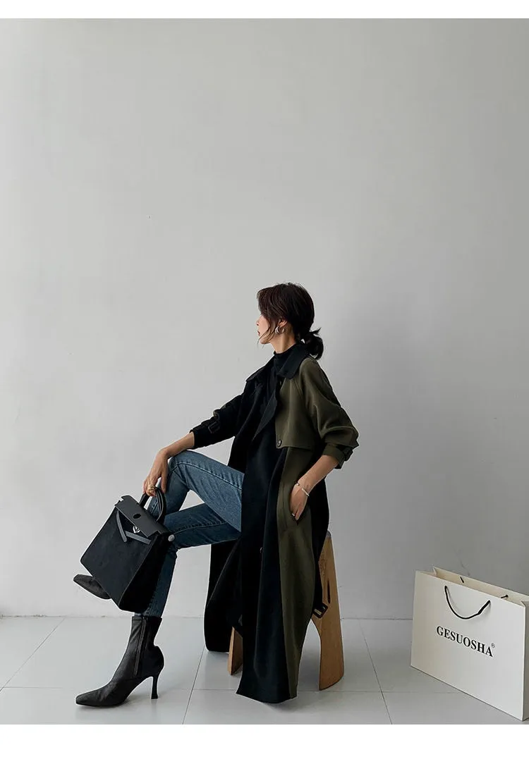 Belted Trench Long Coat