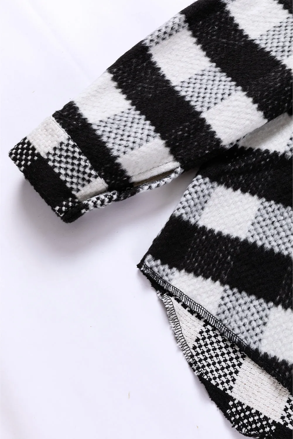 Black and White Buffalo Check Jacket