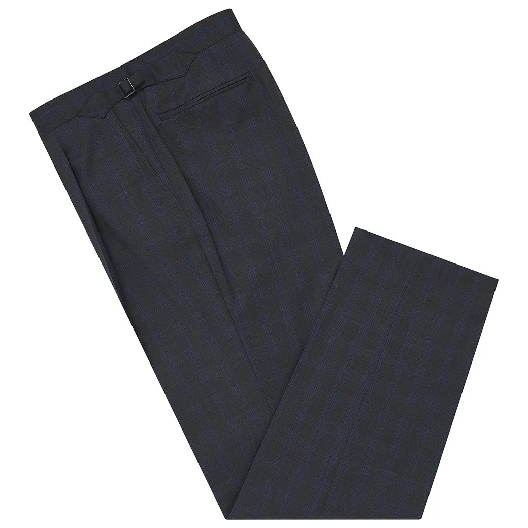 Cambridge Charcoal Blue Glen Check Suit