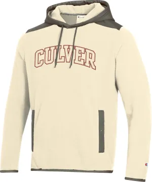 Champion Fall Break Men's Explorer Fleece Hood - Ivory & Grey