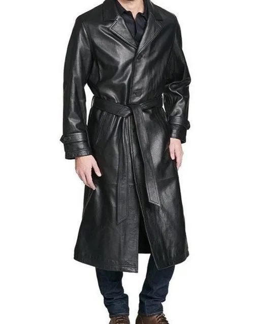 Chris Harmsworth Black Trench Coat