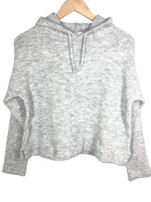 Cool Summer Gray Marl Hooded Sweater