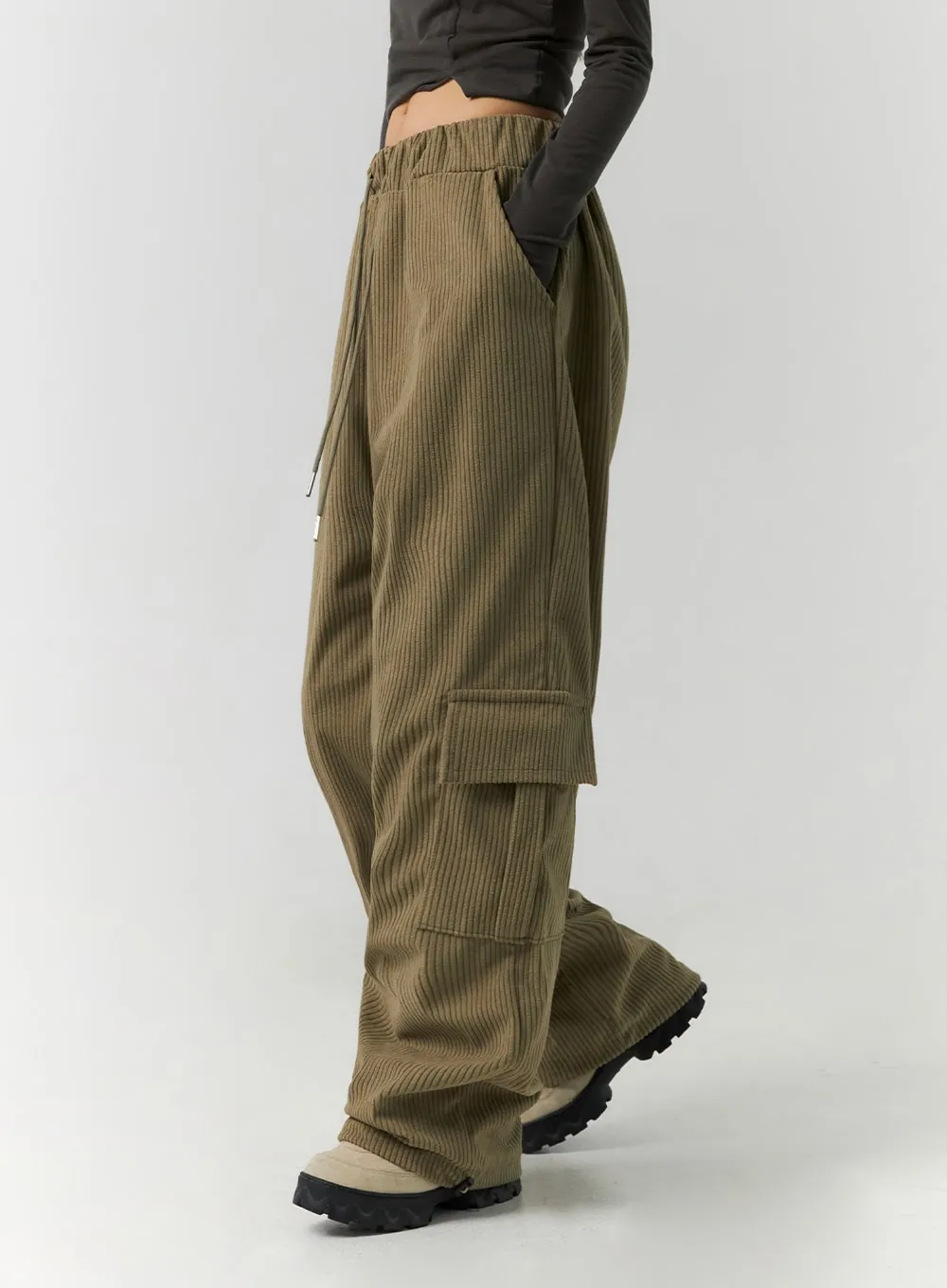 Corduroy Cargo Pants CN320