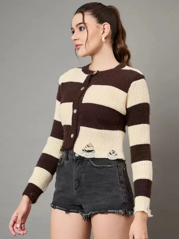 Cozy Self-Design Wool Sweater