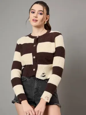 Cozy Self-Design Wool Sweater