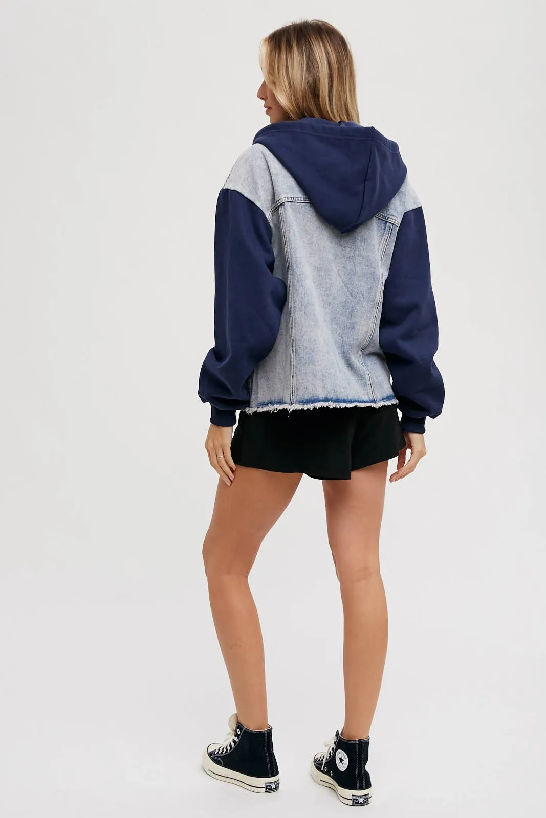 Denim Hooded Jacket