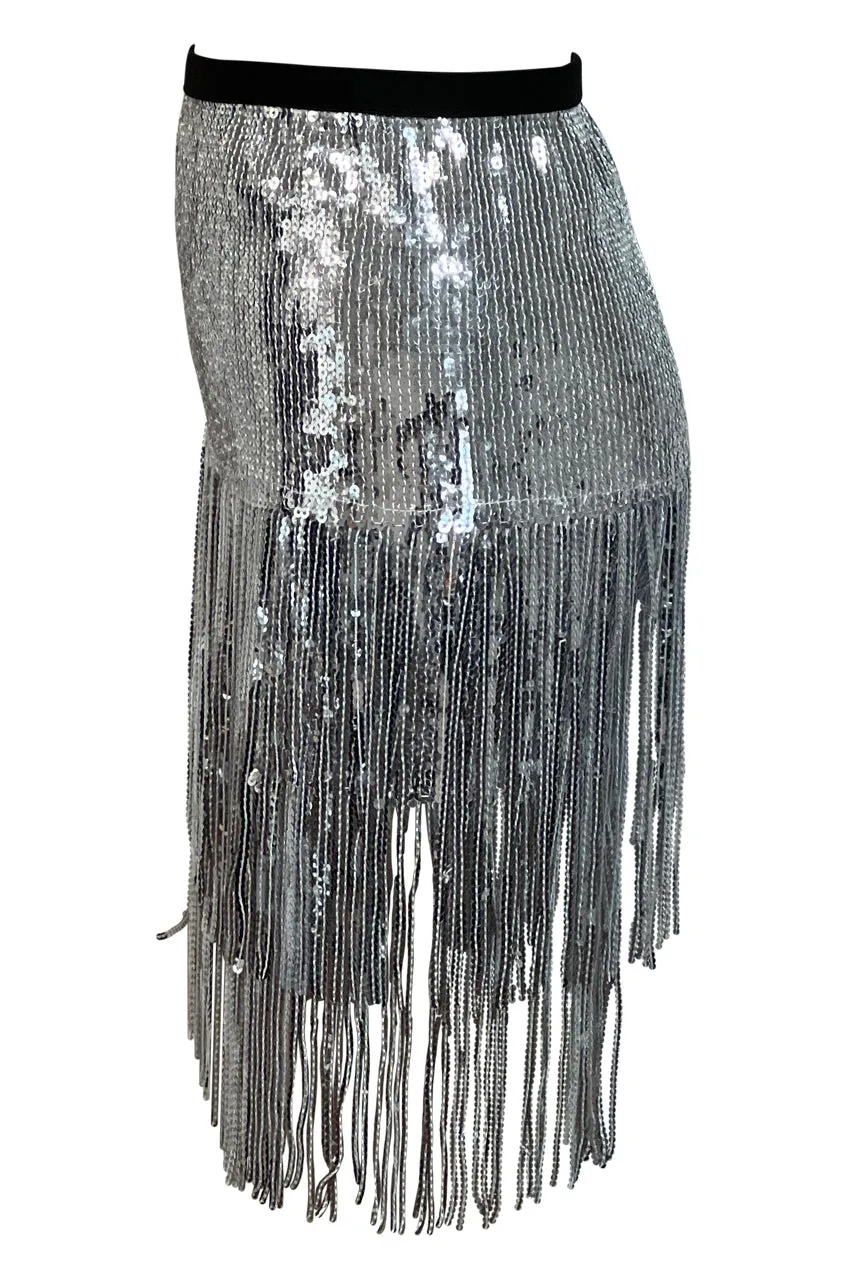 DIAMOND FRINGE SKIRT