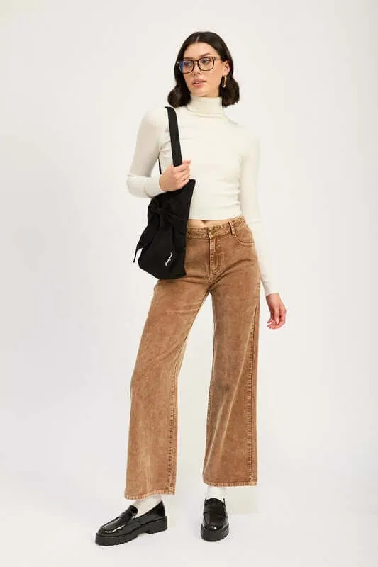 Distressed Corduroy Pants