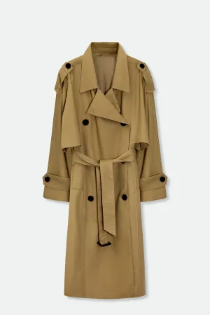 DOUBLE-BREASTED CLASSIC TRENCH COAT