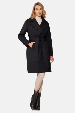 Double Breasted Coat, Black