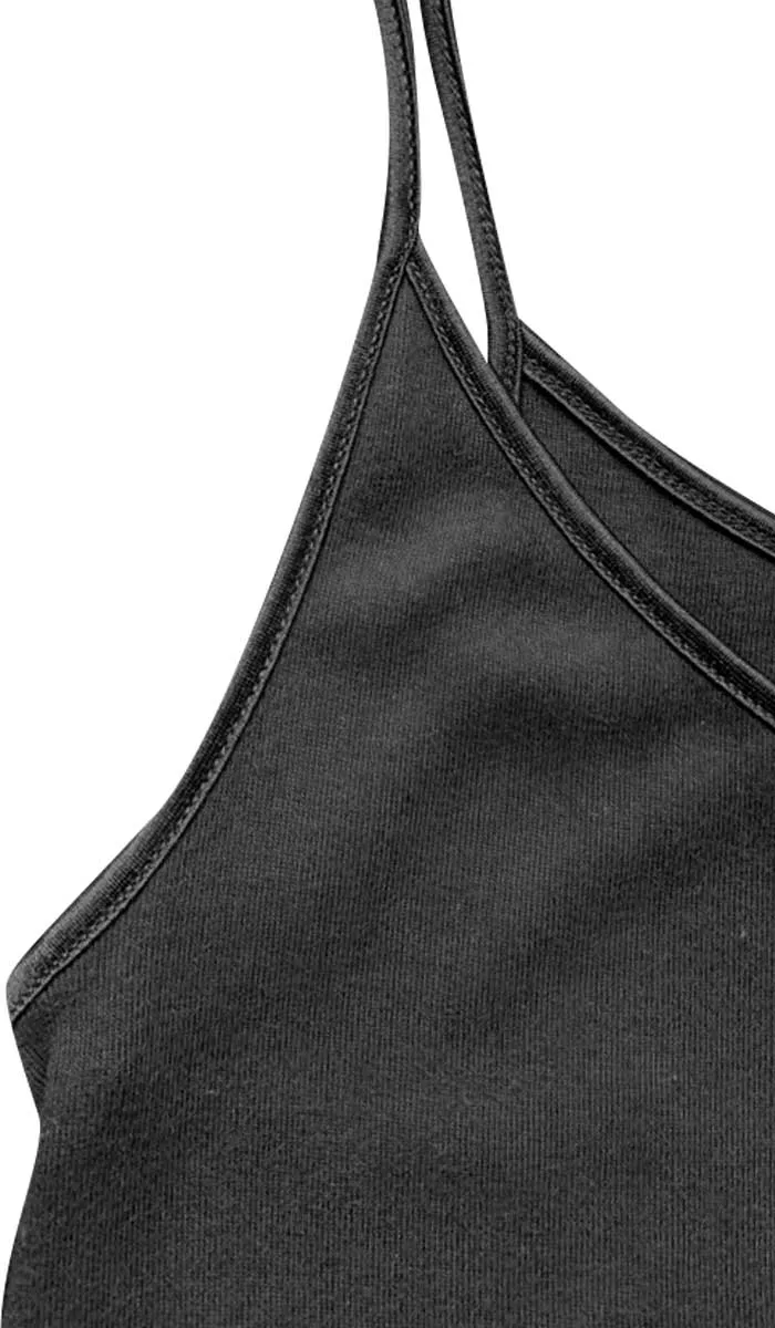 Emmebivi 100% Cotton Singlet in Black 21381