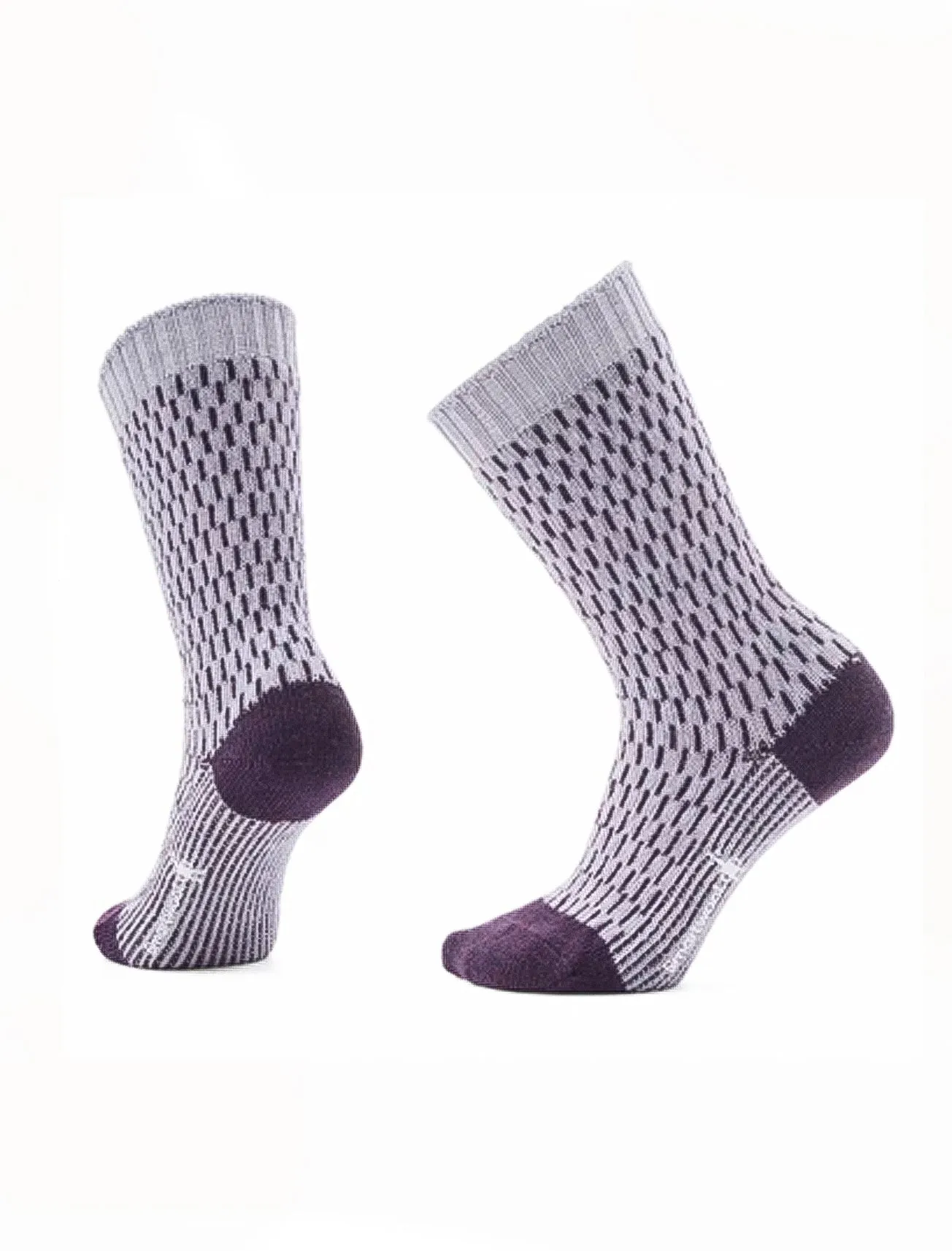 Everyday Cozy DigiTick Crew Sock, Purple Eclipse