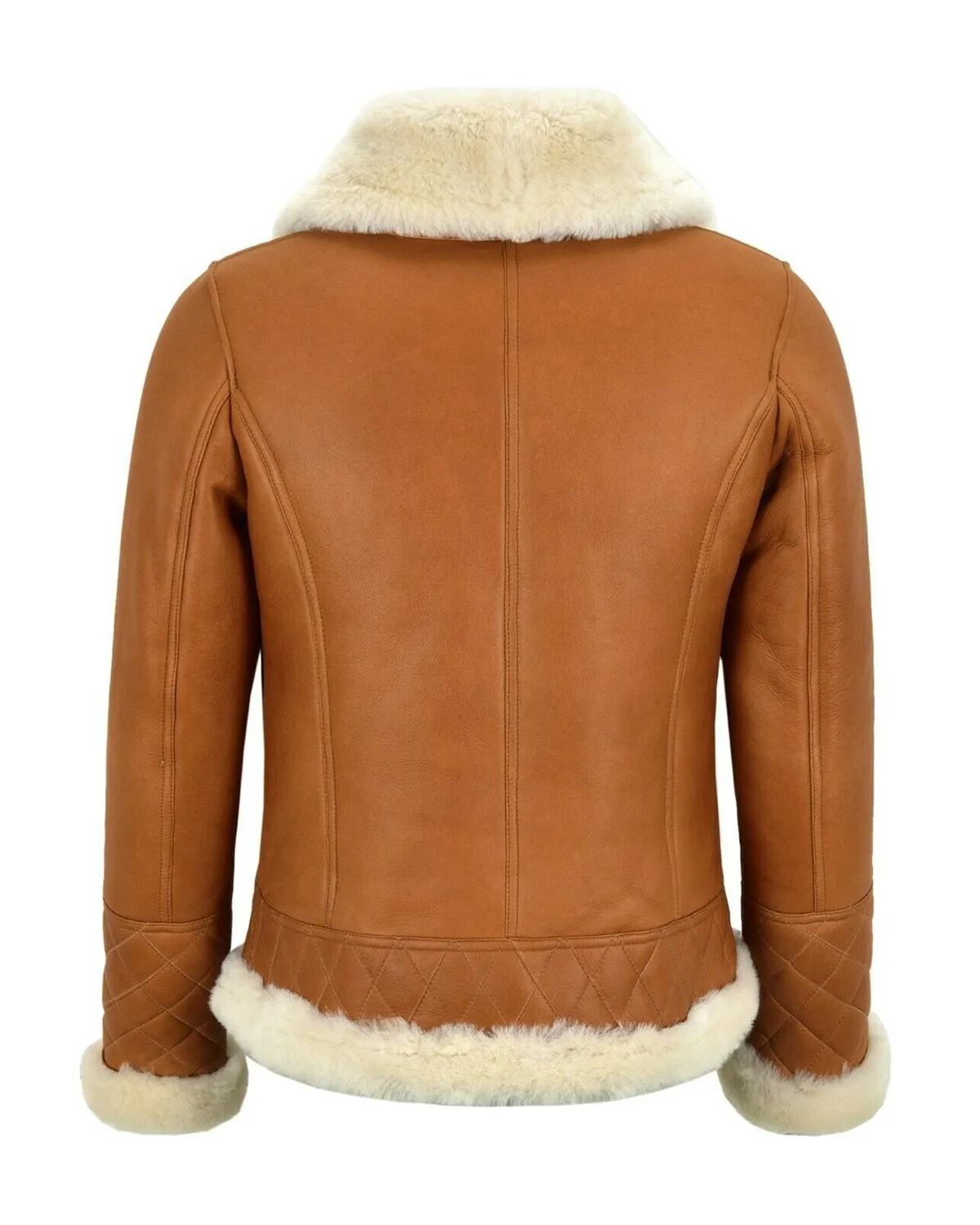 Faux Shearling Leather Jacket For Women Winter Jacket