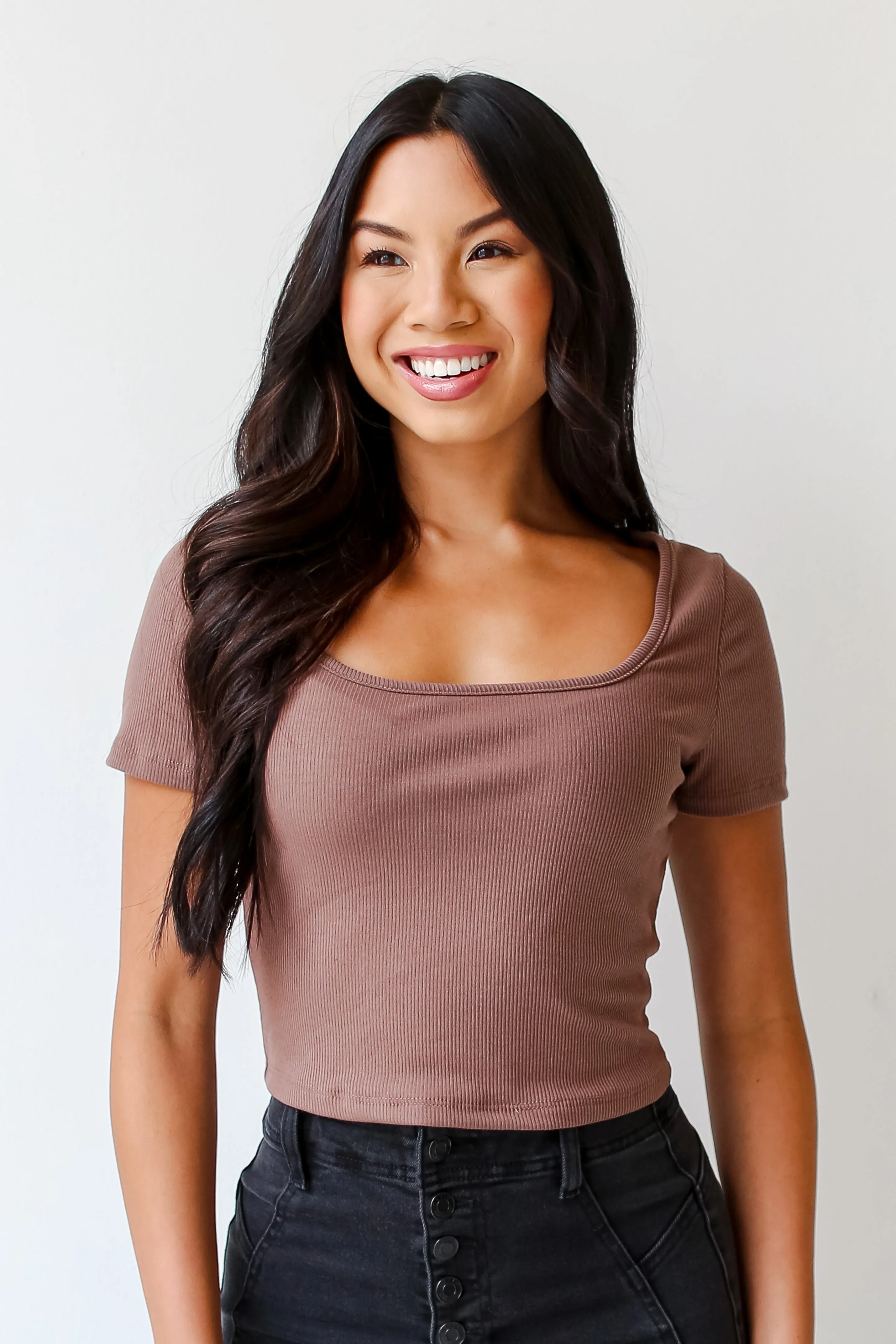 FINAL SALE - Gotta Have It Everyday Ribbed Crop Top