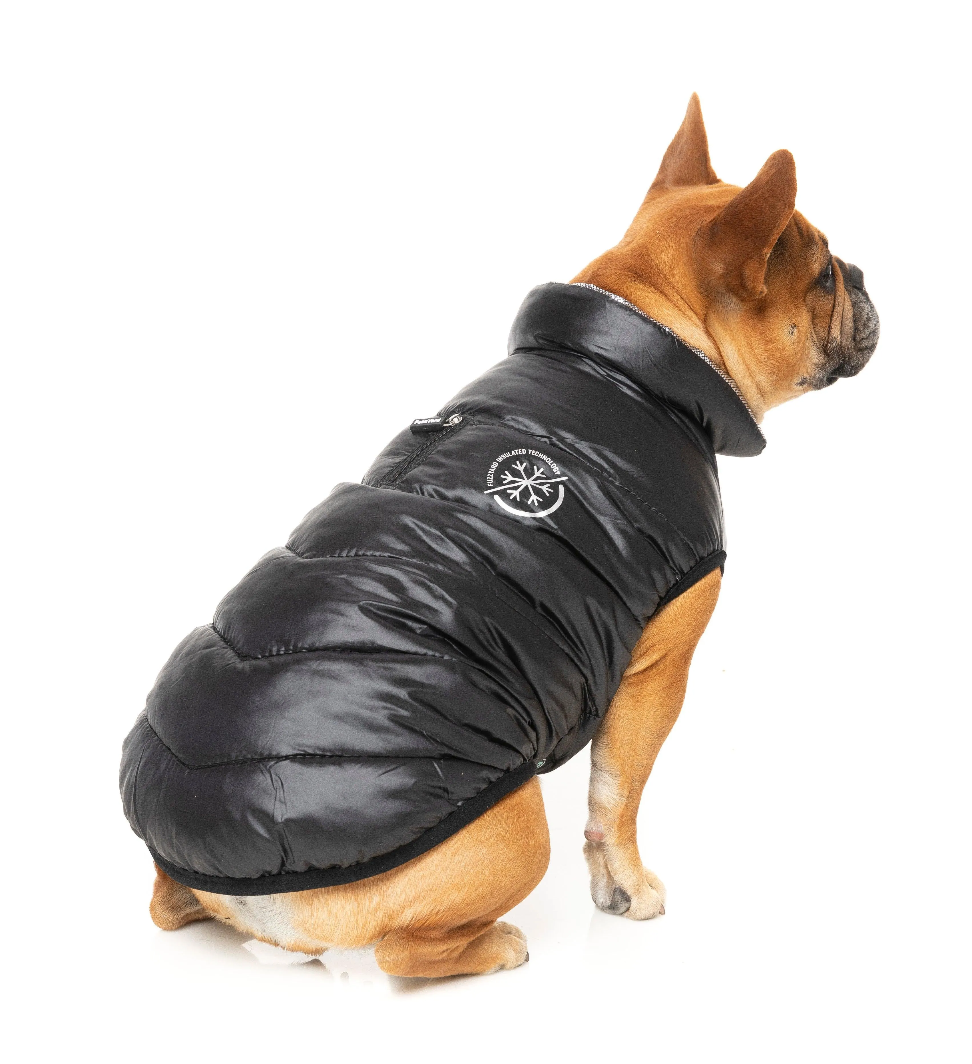 FuzzYard Hakuba Dog Jacket Black