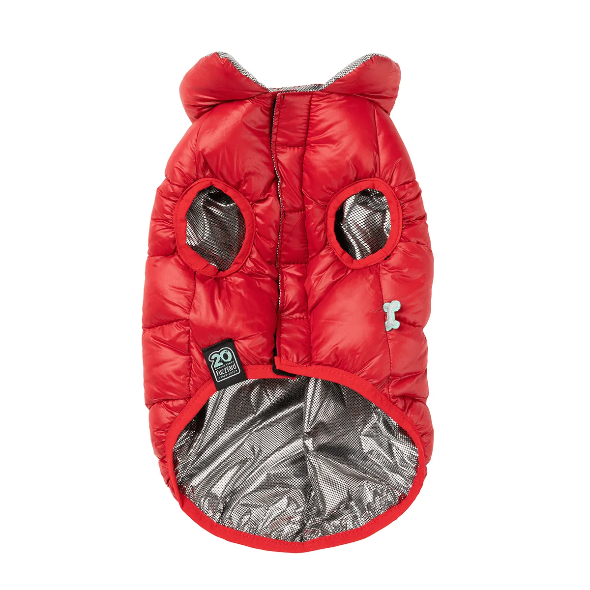 FuzzYard Hakuba Dog Jacket Red