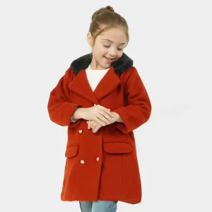 Girls Stylish Woolen Coat