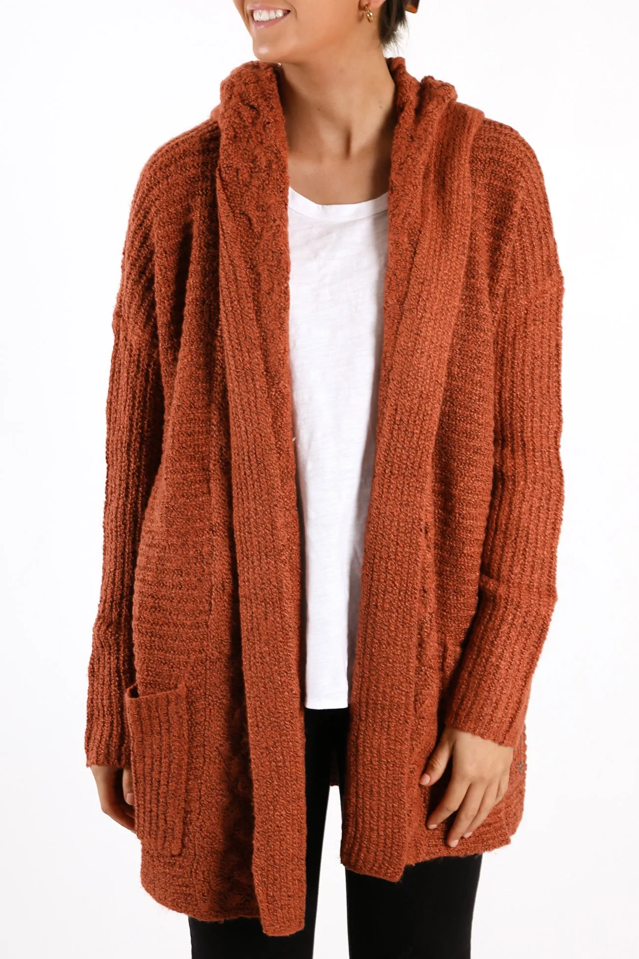 Homeward Bound II Cardigan Brick