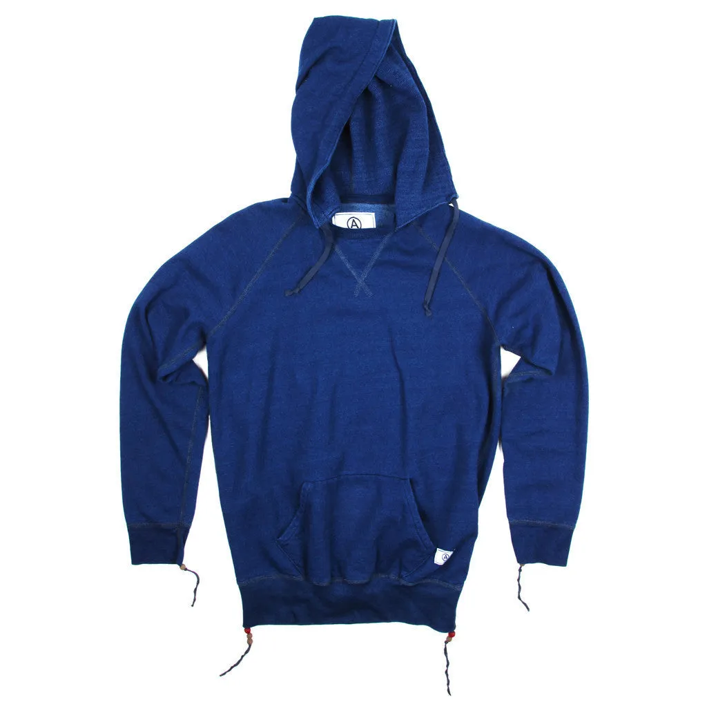 Indigo Hooded Crew