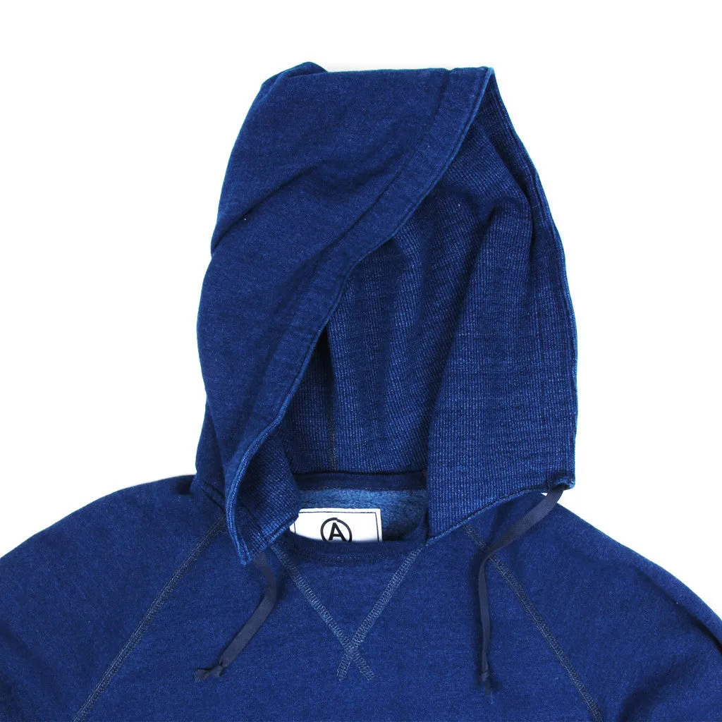 Indigo Hooded Crew