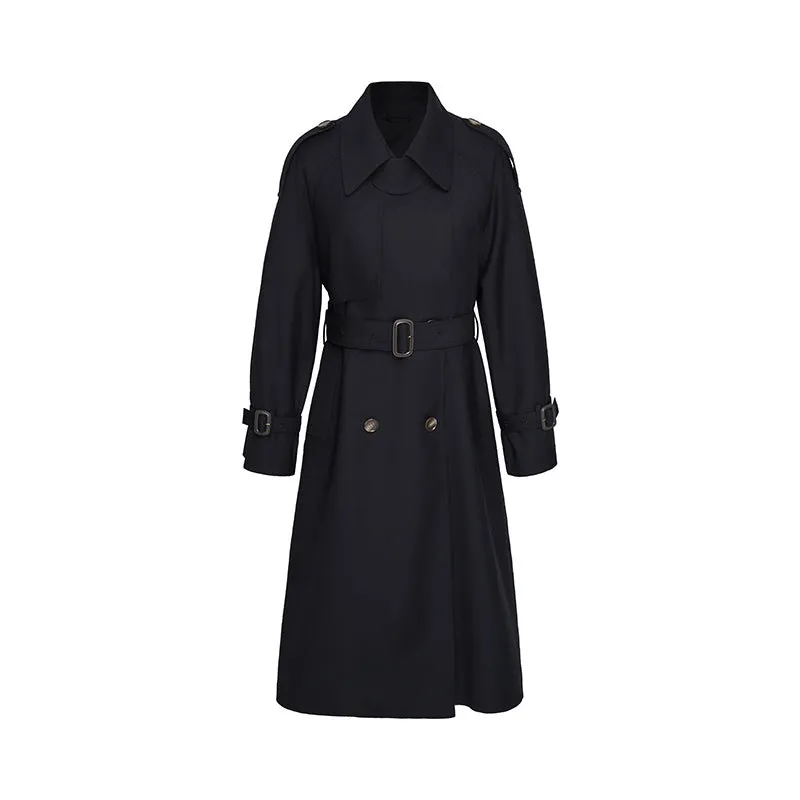 Ivyshape | Classic Belted Trench Coat