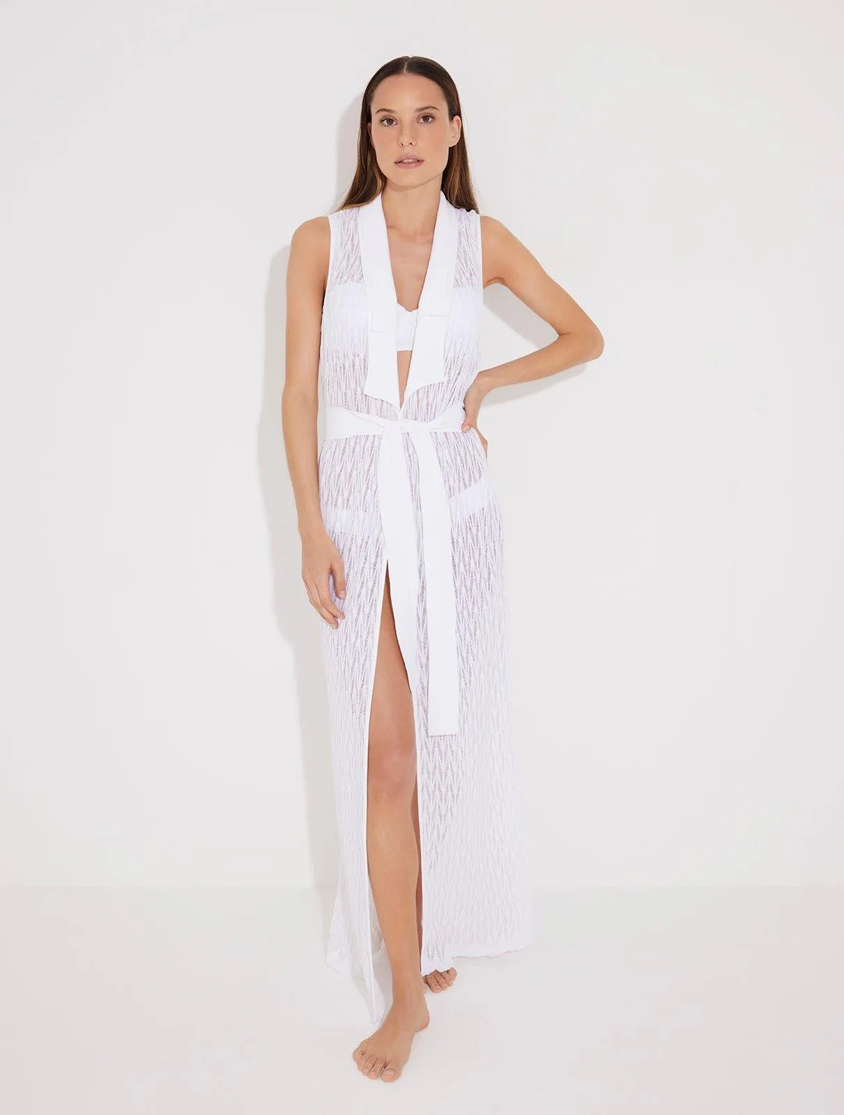 Kariba White Kaftan