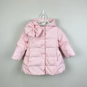 Kate Spade Bow Neck Puffer Jacket Satin Slipper 12 Months