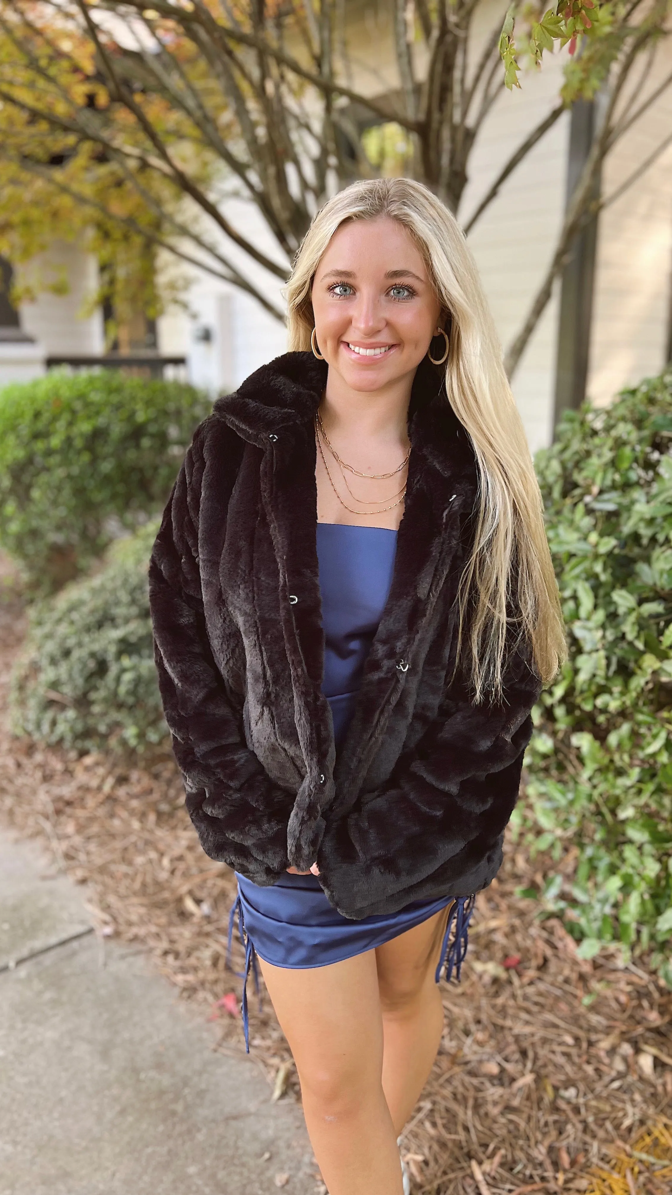 Knock Out Faux Fur Jacket