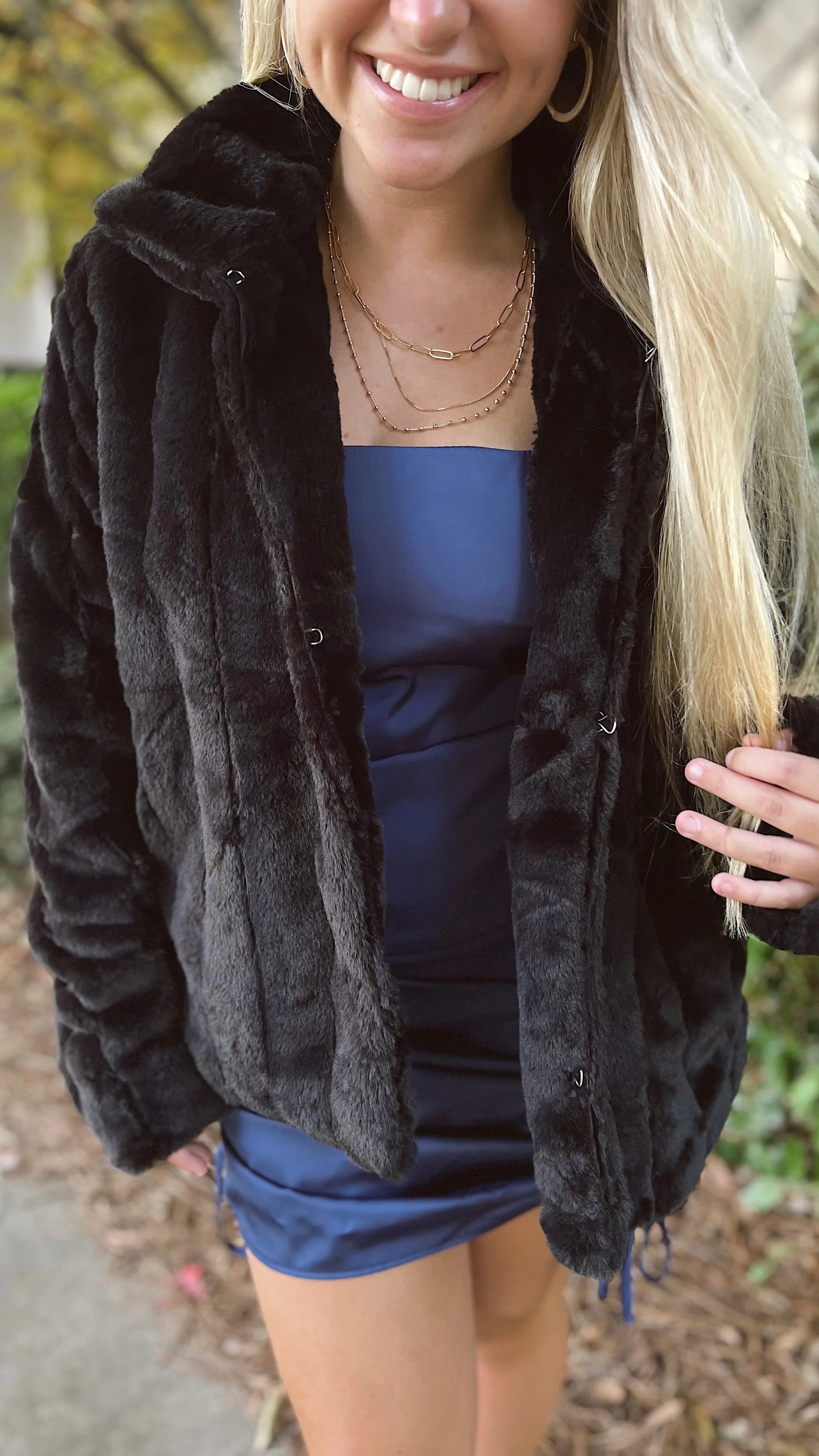 Knock Out Faux Fur Jacket