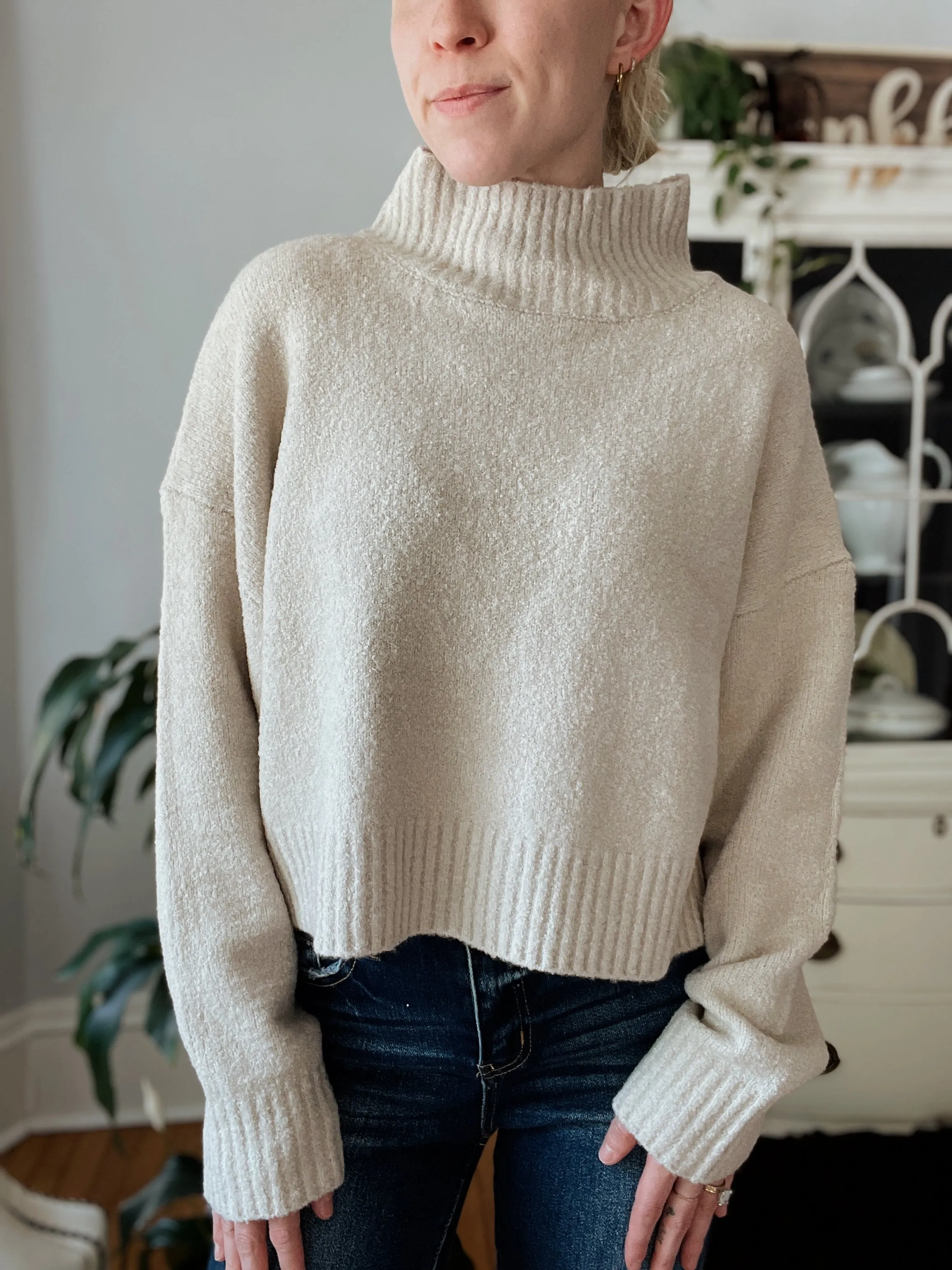 Kylie Light Taupe Sweater