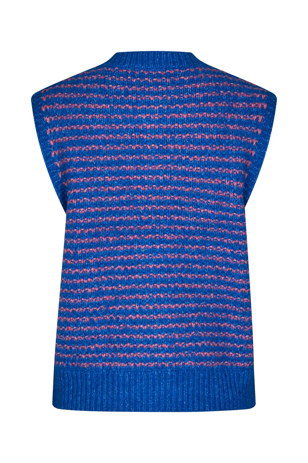 LOLLIES Blue Knit Vest