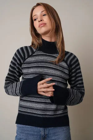 Long Sleeve Mock Neck Sweater