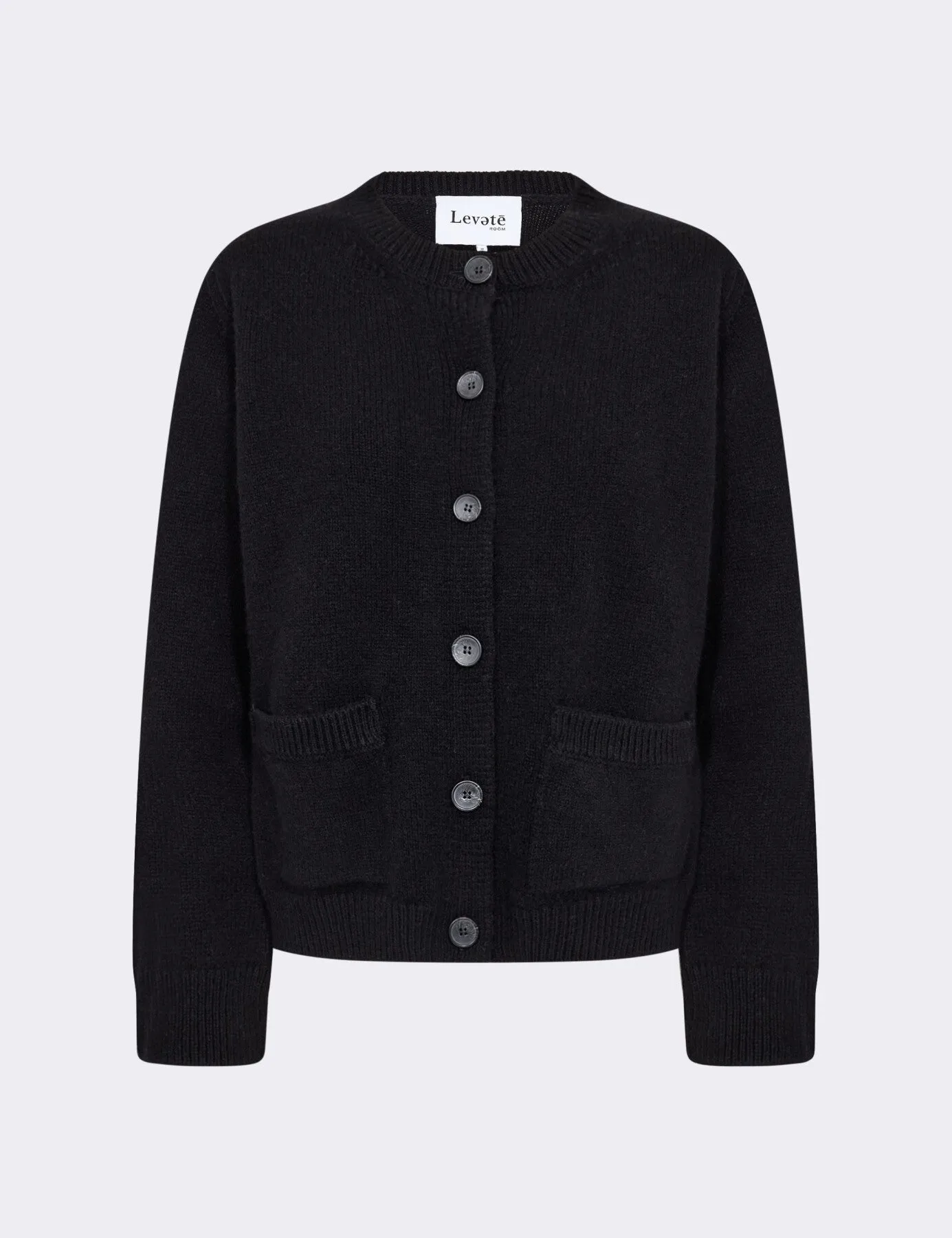 LR-PERLE 9 Cardigan Black