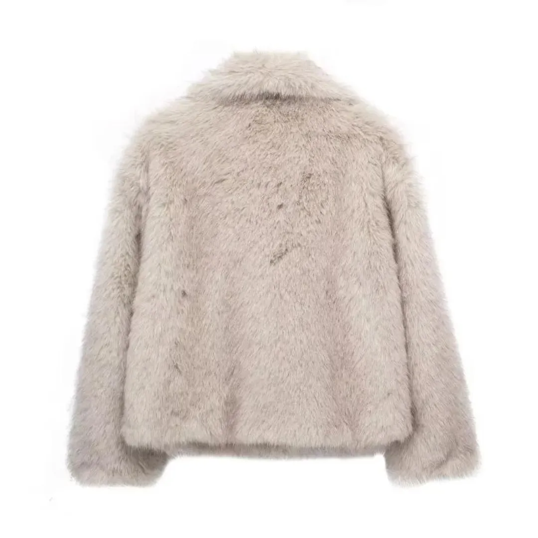 Luxurious Nordika Faux Fur Jacket for Timeless Style and Comfort