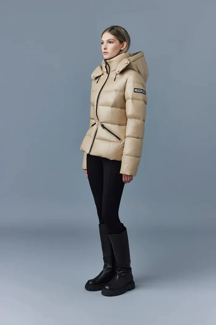 MACKAGE MADALYN-V - Lustrous Light Down Jacket With Hood For Ladies