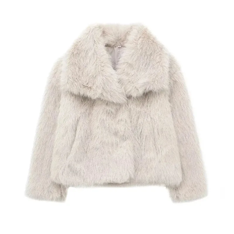 Mary - Luxurious Faux Fur Coat