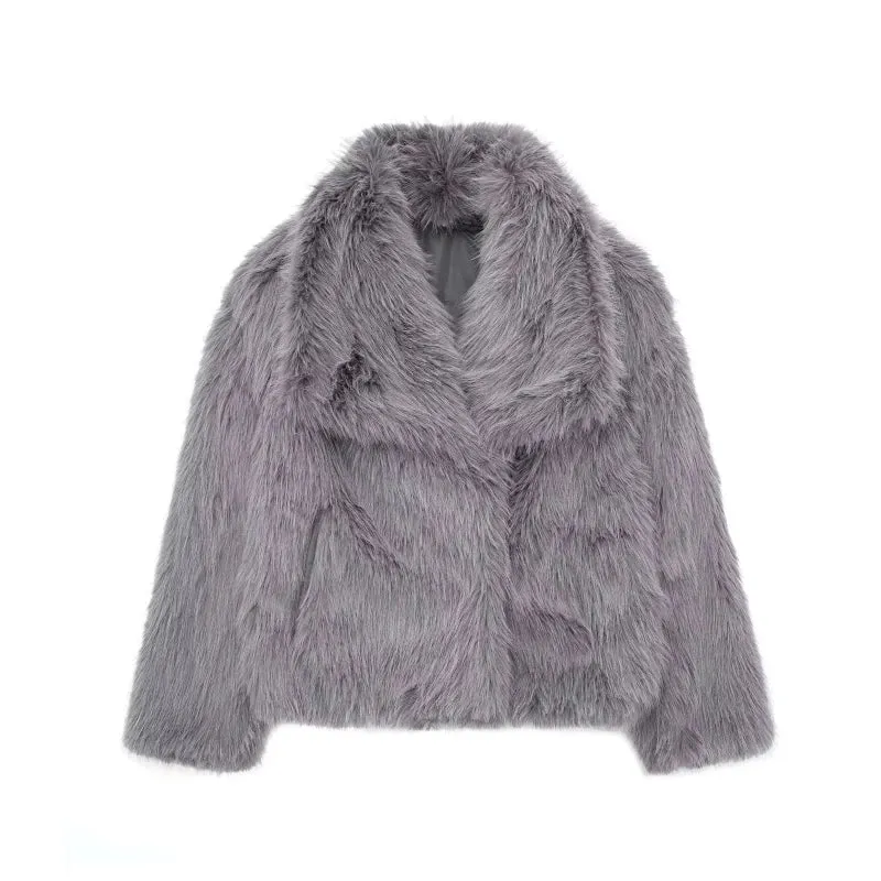 Mary - Luxurious Faux Fur Coat