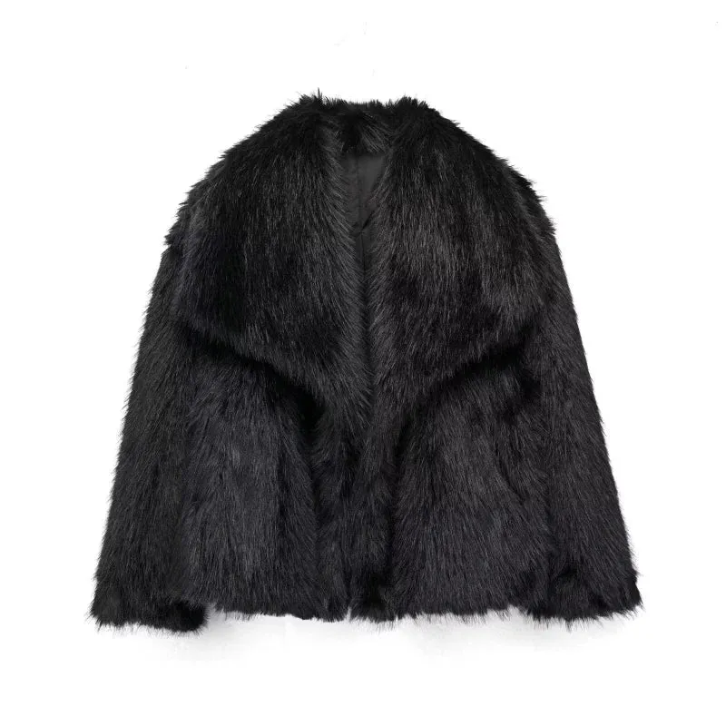 Mary - Luxurious Faux Fur Coat