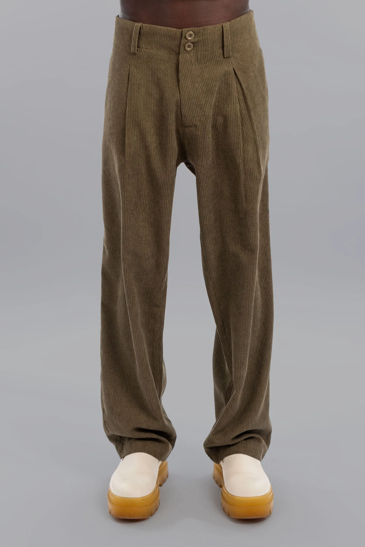 Men Corduroy Trousers - Mitcha Label