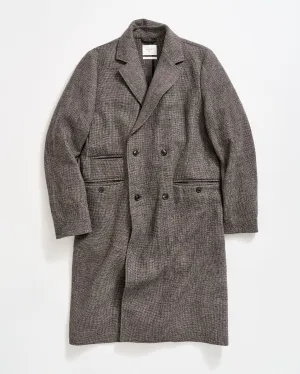 Micro Houndstooth Officers Coat