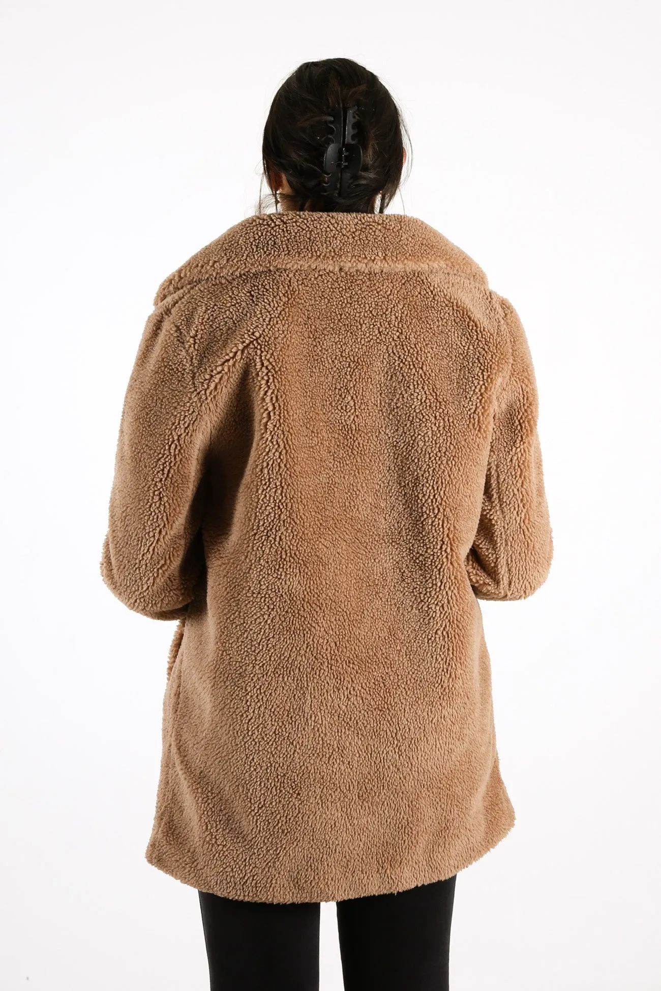 Minimalist Faux Fur Jacket Teddy