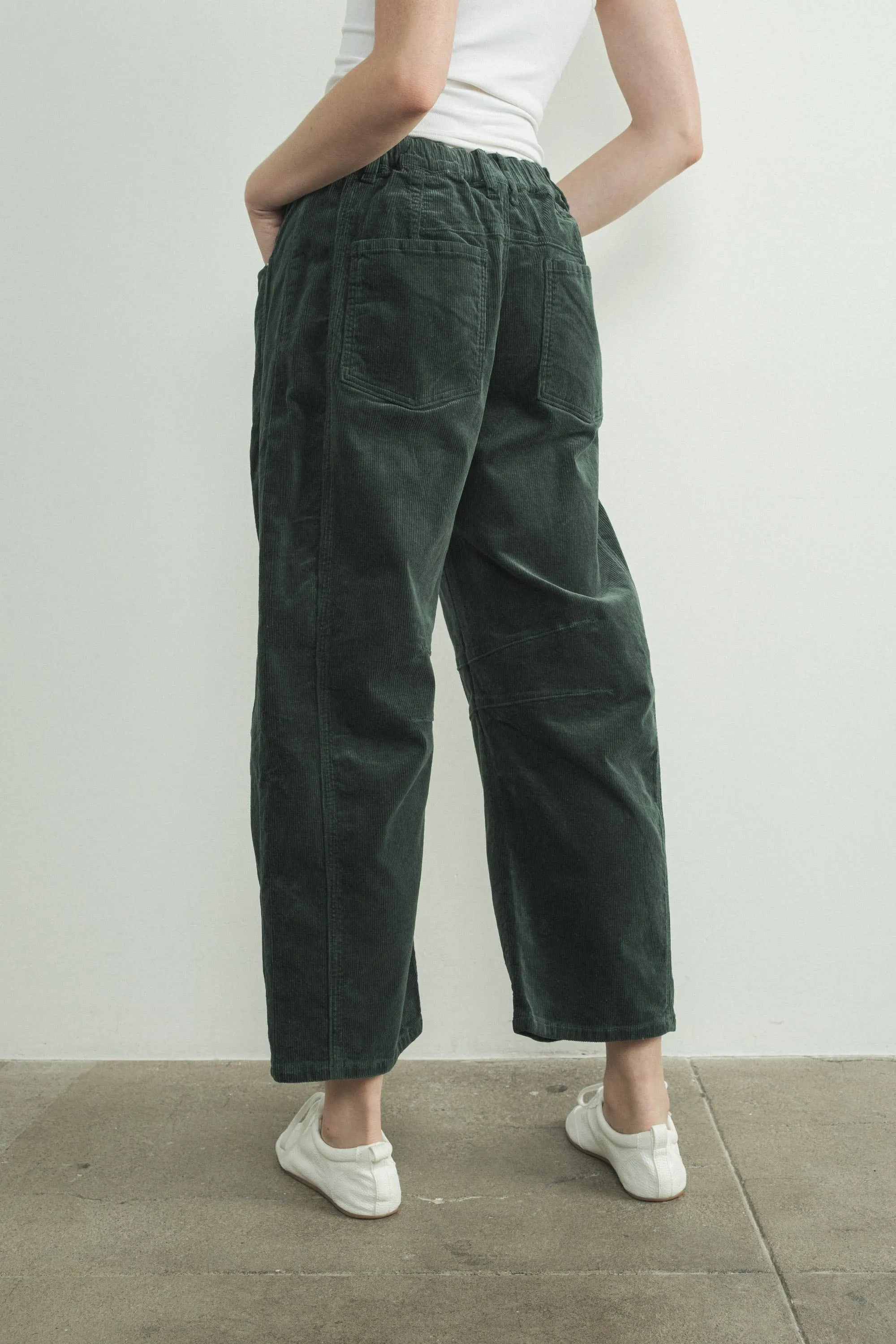 Mink Corduroy Slouchy Relax Fit Pants